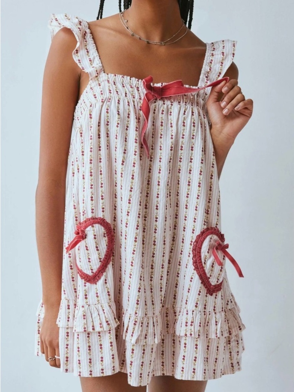 Urban Outfitters XS Out From Under Hearts Desire Lounge Set